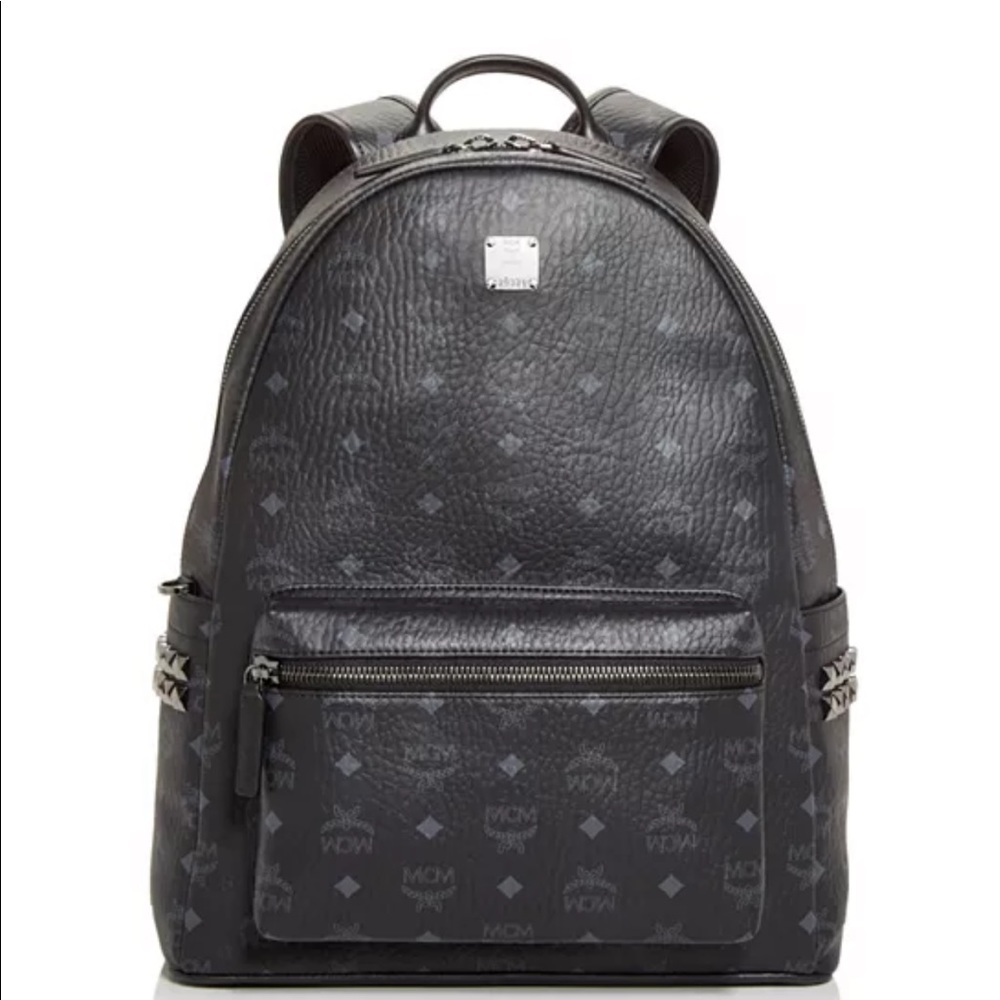 Mcm Stark Logo Monogram Backpack - image 8